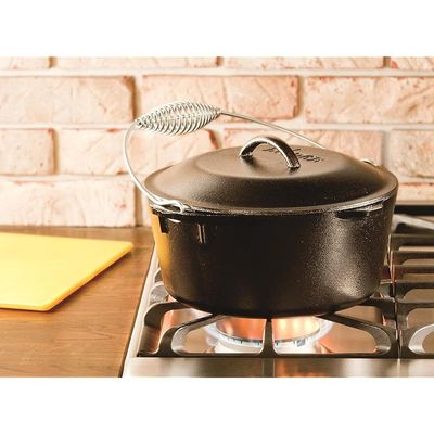 Lodge 5 Quart Cast Iron Dutch Oven - Black