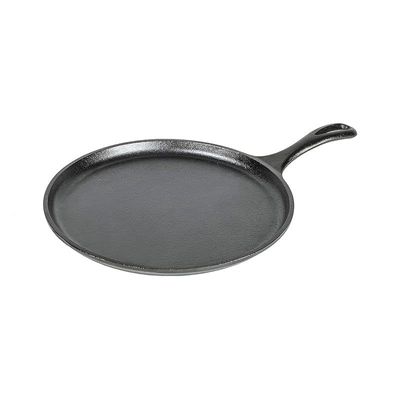 Lodge Griddle Pre-Seasoned Round Pan 10.5 Inch - Black