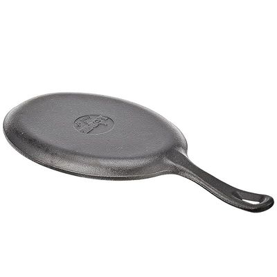 Lodge Cast Iron Oval Serving Griddle - Black