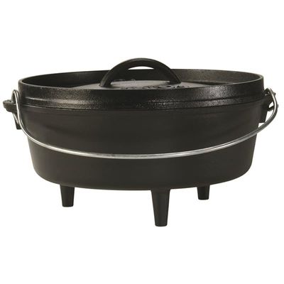 Lodge Boy Scouts Of America Cast Iron Camp Dutch Oven - Black