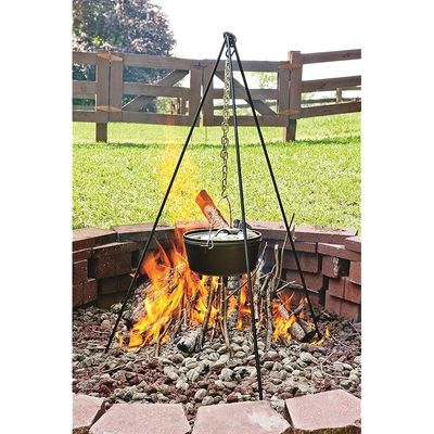 Lodge Boy Scouts Of America Cast Iron Camp Dutch Oven - Black