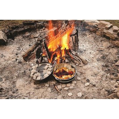 Lodge Boy Scouts Of America Cast Iron Camp Dutch Oven - Black