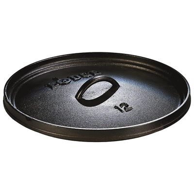 Lodge Pre-Seasoned Cast Iron Deep Dutch Oven 30.48 Cm (7.57 L) - Black