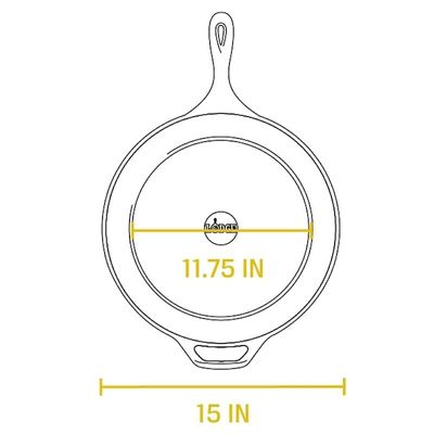 Lodge Cast Iron Skillet 15" - Black