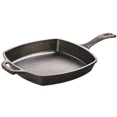 Lodge Cast Iron Square Skillet, 10.5 Inch