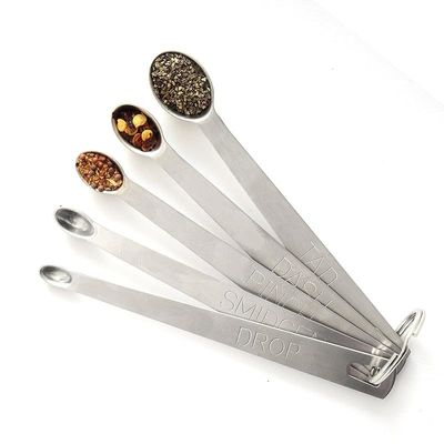 Norpro Mini Measuring Spoons, Set Of 5 - Silver