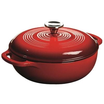 Lodge Enameled Dutch Oven (3 Qt) - Red