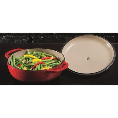 Lodge Enameled Dutch Oven (3 Qt) - Red