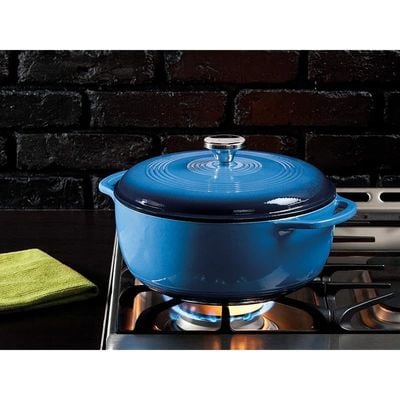 Lodge Enameled Dutch Oven (6 Qt) - Blue