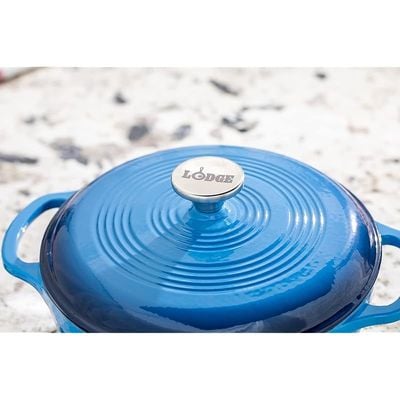 Lodge Enameled Dutch Oven (3 Qt) - Light Blue