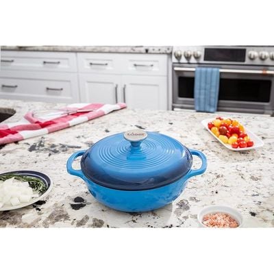 Lodge Enameled Dutch Oven (3 Qt) - Light Blue