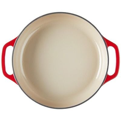 Lodge Color Enamel Covered Casserole (3 Quart) - Spice Red