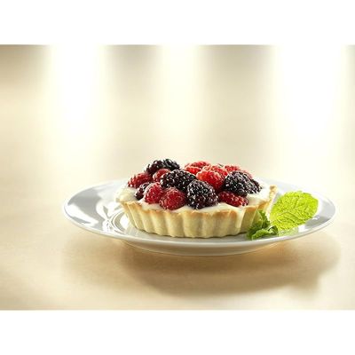 USA Pan Bakeware Aluminized Steel Mini Fluted Tart Pan, 6-Well - Gray