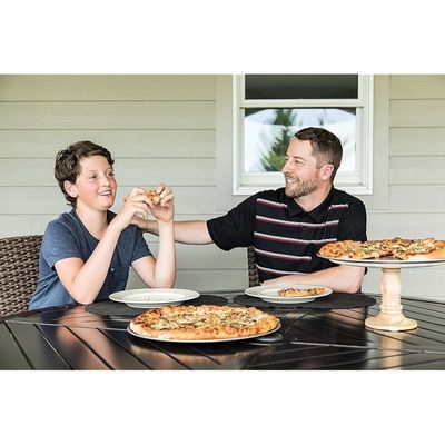 USA Pan Bakeware Aluminized Steel 12.5 Inch Pizza Pan, 14 Inch Pizza Pan, Set Of 2