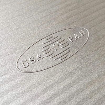 USA Pan Bakeware Aluminized Steel 12.5 Inch Pizza Pan, 14 Inch Pizza Pan, Set Of 2