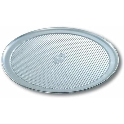 USA Pan Bakeware Aluminized Steel 12.5 Inch Pizza Pan, 14 Inch Pizza Pan, Set Of 2