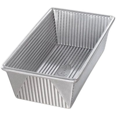 USA Pan Bakeware Aluminized Steel Loaf Pan, 1.25 Pound - Silver