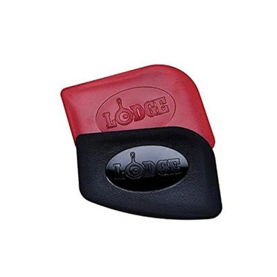 Lodge Scraper Handheld Cast Iron 2 Pieces Pan Scrapers - Red/Black