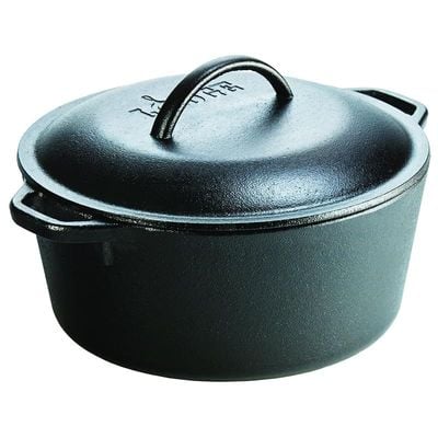 Lodge Seasoned Cast Iron Piece Bundle 5 Piece - Black