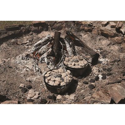 Lodge Boy Scouts Of America Cast Iron Camp Dutch Oven (5-Qt) - Black