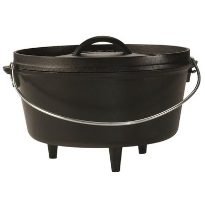 Lodge Boy Scouts Of America Cast Iron Camp Dutch Oven (5-Qt) - Black