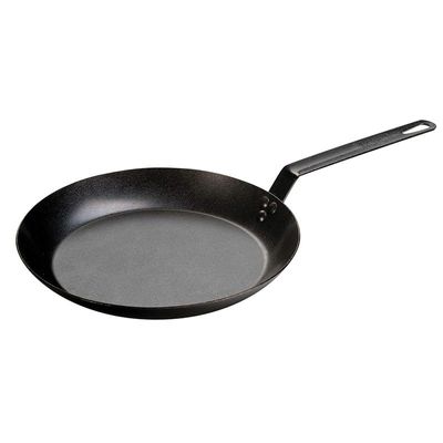 Lodge Carbon Steel Skillet, Pre-Seasoned, 12 Inch