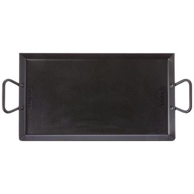 Lodge Carbon Steel Griddle, Pre-Seasoned, 18 Inch - Black