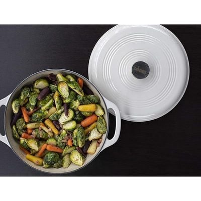 Lodge Enameled Dutch Oven (6 Qt) - White