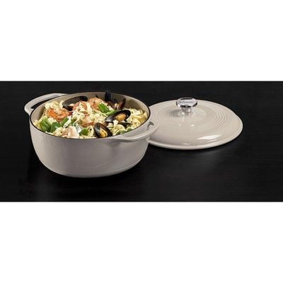 Lodge Enameled Dutch Oven (6 Qt) - White