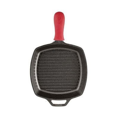 Lodge Manufacturing Company Cast Iron 10.5 Inch Square Grill Pan - Black