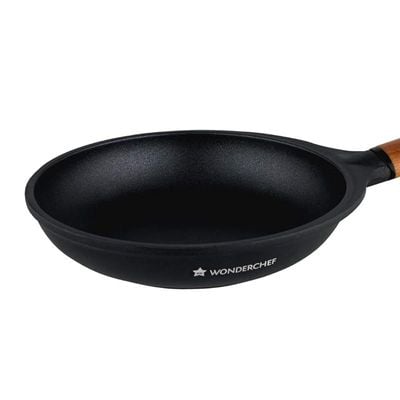 Wonderchef Caesar Aluminium Fry Pan 18 Cm - Black