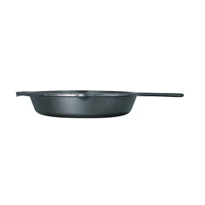 Lodge Pre-Seasoned Cast Iron Skillet With Tempered Glass Lid 10.25 Inch - Black