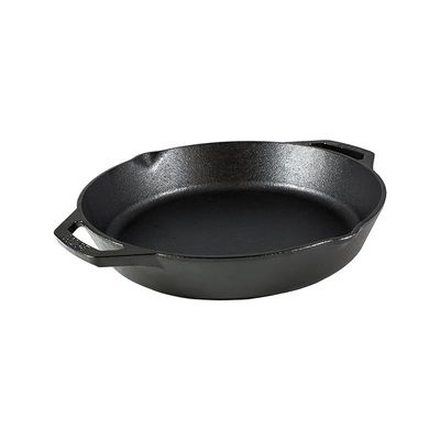 Lodge Dual Handle Cast Iron Pan/Skillet 10.25 Inch - Black