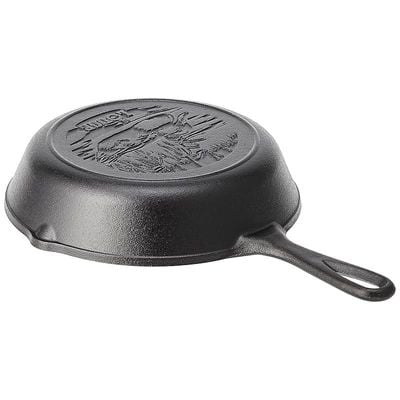 Lodge Wildlife Series-8" Cast Iron Skillet With Duck Scene, 8" - Black