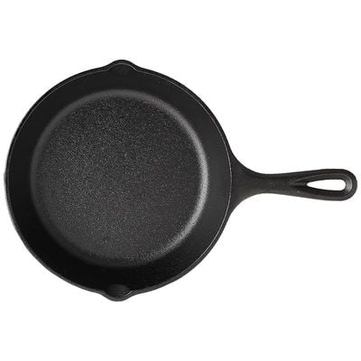 Lodge Wildlife Series-8" Cast Iron Skillet With Duck Scene, 8" - Black