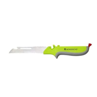 Wonderchef 6-In-1 Plastic Scissor - Green/Grey