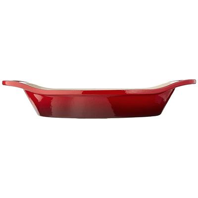 Lodge Oval Casserole (2 Quart) - Red