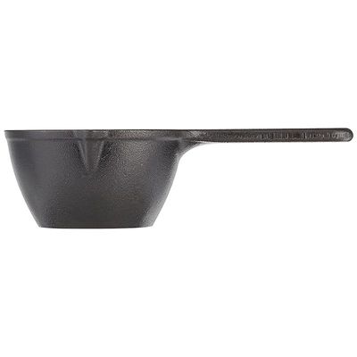 Lodge Cast Iron Silicone Brush Melting Pot (15.2 Oz) - Black