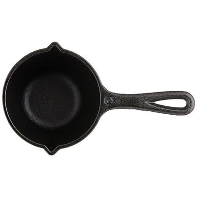 Lodge Cast Iron Silicone Brush Melting Pot (15.2 Oz) - Black