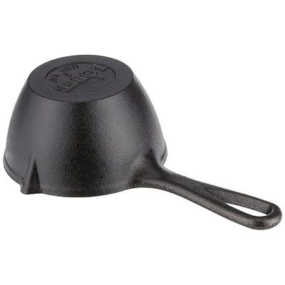 Lodge Cast Iron Silicone Brush Melting Pot (15.2 Oz) - Black