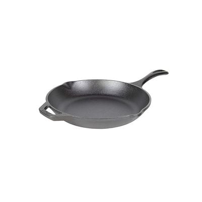 Lodge Chef Collection 10 Inch Cast Iron Chef Style Skillet - Black