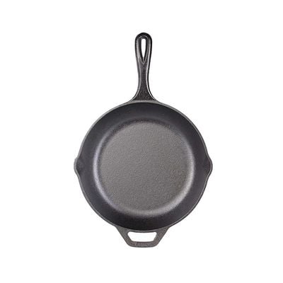 Lodge Chef Collection 10 Inch Cast Iron Chef Style Skillet - Black