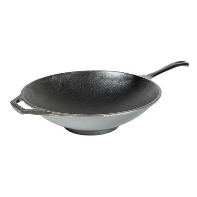 Lodge Chef Collection 12 Inch Cast Iron Style Stir Fry Skillet