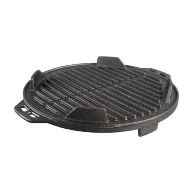 Lodge Cast Iron Round Kickoff Grill, 12 Inch - Black