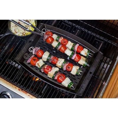 Lodge Cast Iron Grill Topper - Black