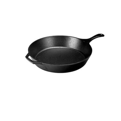 Lodge 13-1/4 Inch Pre-Seasoned Skillet - Black