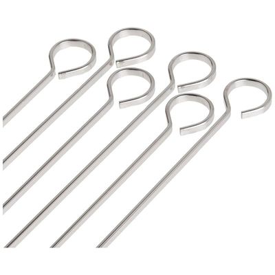 Norpro Stainless Steel 12-Inch Skewers, Set Of 6