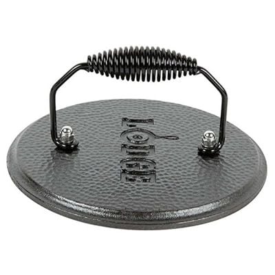 Lodge Pre-Seasoned Cast Iron Round Grill Press 19.05 Cm