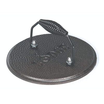 Lodge Pre-Seasoned Cast Iron Round Grill Press 19.05 Cm