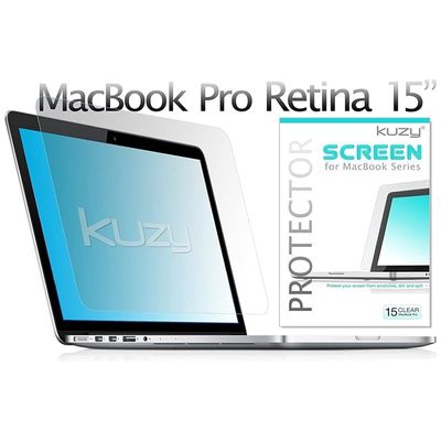 Kuzy Clear Retina 15-Inch Screen Protector Film For Apple Macbook Pro 15.4" - Clear